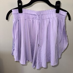 Lilac Purple Running/Athletic Shorts with Built In